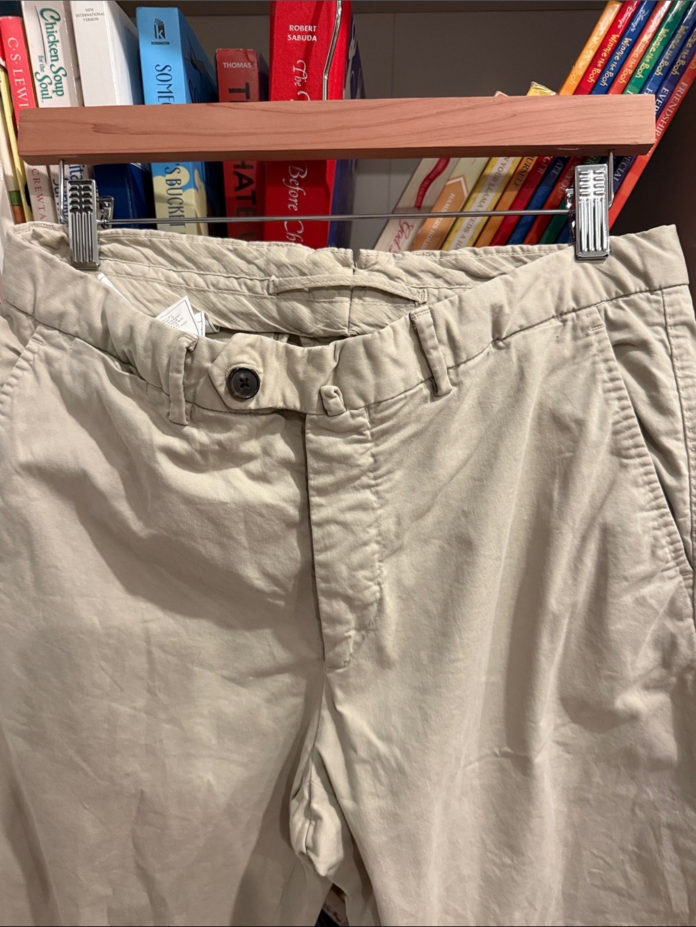 SuitSupply Porto Novo Chino Pants – Beige/Khaki size 48 - Picture 2 of 3